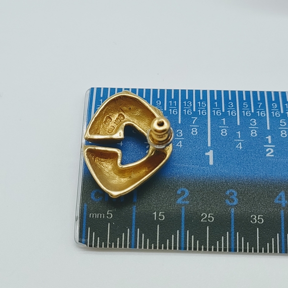 Vintage Galeria Cano Pre-Columbian Post Back Earrings - Picture 10 of 11